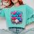 Baseball Ice Cream Drip 100 Days Of School Student Teacher Comfort Colors Sweatshirt Butter