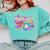 Baseball Ice Cream Drip Coquette Women Girls Mom Mama Comfort Colors Sweatshirt Butter