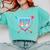 Baseball Ice Cream Drip Number 67 Player 67th Birthday Comfort Colors Sweatshirt Butter