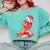 Baseball Ice Cream Drip Youth Strawberry Baseball Red Comfort Colors Sweatshirt Butter