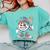 Baseball Mascot Attitude Graffiti Splash Bat Cap Comfort Colors Sweatshirt Butter