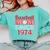 Baseball Mom Since 1974 Comfort Colors Sweatshirt Butter Baseball Mom Since 1974 Comfort Colors Sweatshirt Butter