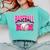 BASEBALL MOM BREAST CANCER RIBBON PINK SPORTS MOM Comfort Colors Sweatshirt Butter