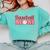 Baseball Mom Cute Mother Fans Baseball Graphic Comfort Colors Sweatshirt Butter