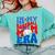 In My Baseball Mom Era Groovy Baseball Mother's Day US Flag Comfort Colors Sweatshirt Butter