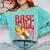 Baseball Mom Game Day Trendy Pink Leopard Mama Premium Comfort Colors Sweatshirt Butter