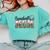 Baseball Mom Leopard Game Day Vibes Baseball Mama Comfort Colors Sweatshirt Butter
