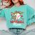 Baseball Mom Leopard Heart Mother's Day Girls Comfort Colors Sweatshirt Butter Baseball Mom Leopard Heart Mother's Day Girls Comfort Colors Sweatshirt Butter