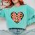 Baseball Mom Leopard Heart Valentine Day Mother Day Comfort Colors Sweatshirt Butter