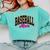 Baseball Mom Leopard Baseball Mama Life Girls Women Baller Comfort Colors Sweatshirt Butter
