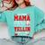 Baseball Mom Mama Baseball Lover Sport Mother's Day Comfort Colors Sweatshirt Butter