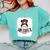 Baseball Mom Messy Bun Mommy Baseball Player Premium Comfort Colors Sweatshirt Butter