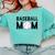 Baseball Mom Mommy Mama Mother's Day Women Retro Ball Sports Comfort Colors Sweatshirt Butter
