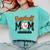 Baseball Mom Orange Varsity Baseball Mama Cute Mother's Day Comfort Colors Sweatshirt Butter