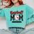Baseball Mom Red Varsity Baseball Mama Cute Mother's Day Comfort Colors Sweatshirt Butter