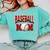 Baseball Mom Sports Red Comfort Colors Sweatshirt Butter Baseball Mom Sports Red Comfort Colors Sweatshirt Butter
