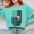 Baseball Mom USA Flag Baseball Mama Day Vibes Mama Comfort Colors Sweatshirt Butter