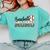 Baseball Momo Women BallPark Momo Baseball Mom Mother's Day Comfort Colors Sweatshirt Butter