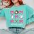 Baseball Nana Era Bows Baseball Mom Women Comfort Colors Sweatshirt Butter