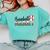 Baseball Nanny Women BallPark Nanny Baseball Mom Comfort Colors Sweatshirt Butter