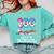 Baseball Player 100 Days Of School Sports Ice Cream Drip Premium Tri-Blend Comfort Colors Sweatshirt Butter