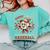 Boys & Women Men Baseball Valentine With Hearts Sporty Love Comfort Colors Sweatshirt Butter