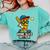 Boys Pizza Theme Baseball Home Hitter Comfort Colors Sweatshirt Butter