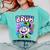 Bruh Baseball Drip Boys Youth Ice Cream Dripping Baseball Comfort Colors Sweatshirt Butter