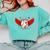 Cute Baseball &Cupid Wings Happy Valentines Boys Men Comfort Colors Sweatshirt Butter