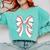 Cute Baseball Coquette Bow For Women Girls Baseball Mama Mom Comfort Colors Sweatshirt Butter Cute Baseball Coquette Bow For Women Girls Baseball Mama Mom Comfort Colors Sweatshirt Butter