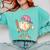 Cute Baseball Ice Cream Drip For Girls & Boys 2 Sides Comfort Colors Sweatshirt Butter Cute Baseball Ice Cream Drip For Girls & Boys 2 Sides Comfort Colors Sweatshirt Butter
