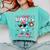 Dabbing Drippy 100th Days Of School Baseball Ice Cream Drip Comfort Colors Sweatshirt Butter