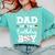 Dad Of The Birthday Boy Baseball Bday Family Comfort Colors Sweatshirt Butter