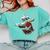 Dominican Republic Santa Christmas Baseball Beisbol Comfort Colors Sweatshirt Butter