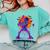 Drip Skeleton Batting Baseball Halloween Comfort Colors Sweatshirt Butter
