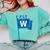 Fly The W Chicago Baseball Winning Flag Distressed Premium Tri-Blend Comfort Colors Sweatshirt Butter
