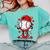 Game Day Baseball Drip Valentine Hearts Sport Lover Comfort Colors Sweatshirt Butter