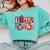 Game Day Baseball Leopard Coquette Bow Mama Mom Sister Comfort Colors Sweatshirt Butter