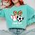 Game Day Vibes Soccer Baseball Mom Heart Comfort Colors Sweatshirt Butter