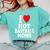 I Heart Love Hot Baseball Moms MILF Cougar Older Woman Comfort Colors Sweatshirt Butter