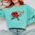 Heart Valentines Day Baseball Men Boys Kids Teens Comfort Colors Sweatshirt Butter