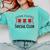 Home Plate Social Club Softball Season Baseball Mom Comfort Colors Sweatshirt Butter
