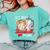 Hot Mess Always Stressed Baseball Mom Comfort Colors Sweatshirt Butter