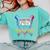 HUGvyn 100 Drippy Days Of School Baseball Ice Cream 100 Days Comfort Colors Sweatshirt Butter