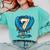 Ice Cream Baseball Glove 7th Birthday Edition Comfort Colors Sweatshirt Butter
