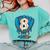 Ice Cream Baseball Glove 8th Birthday Edition Comfort Colors Sweatshirt Butter Ice Cream Baseball Glove 8th Birthday Edition Comfort Colors Sweatshirt Butter