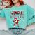 Jingle Ballers Plaid Santa Dabbing Baseball Christmas Comfort Colors Sweatshirt Butter