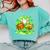 Kids St Patricks Day Shamrock Basketball Baseball Football Comfort Colors Sweatshirt Butter