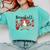Leopard Baseball Mom Game Day Vibes Mother's Day Comfort Colors Sweatshirt Butter