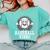 Leopard Baseball Vibes Game Day Softball Life Mom Comfort Colors Sweatshirt Butter
